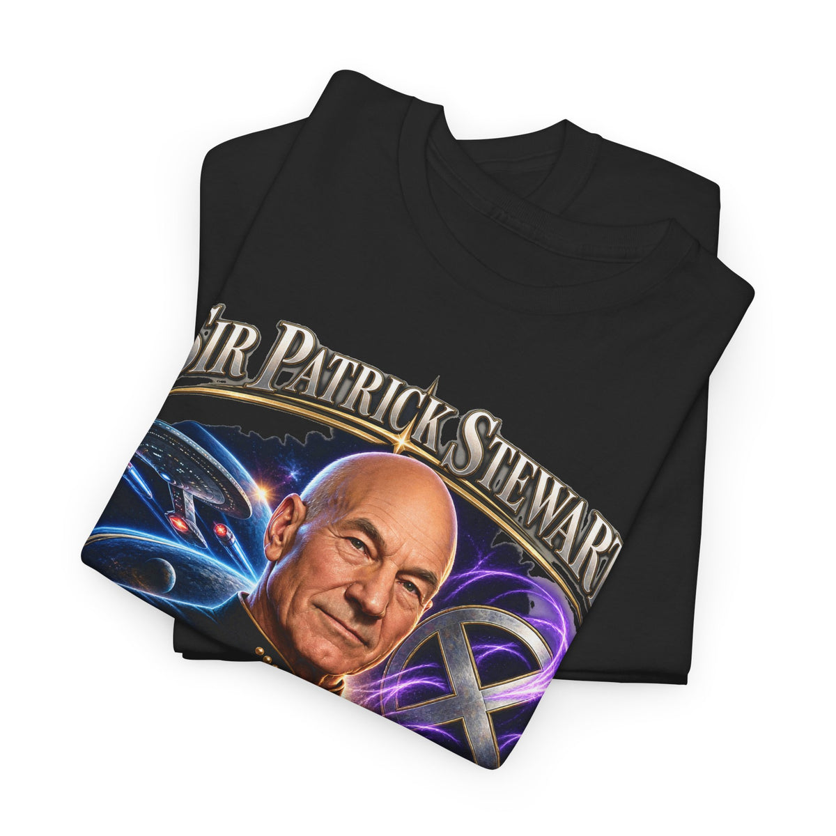 Sir Patrick Stewart Unisex Heavy Cotton Tee