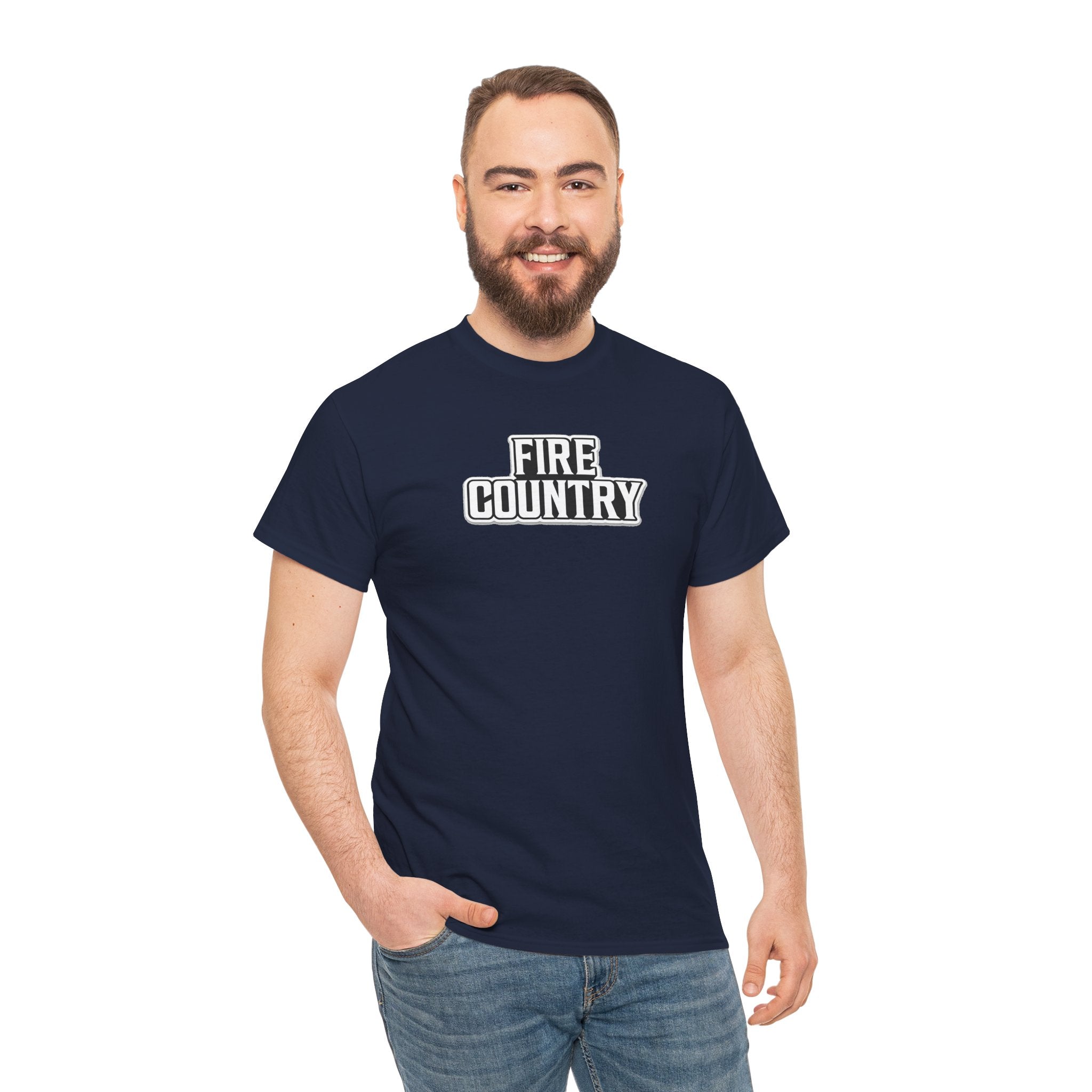 Fire Country Cotton T-Shirt — Bold Graphic Tee
