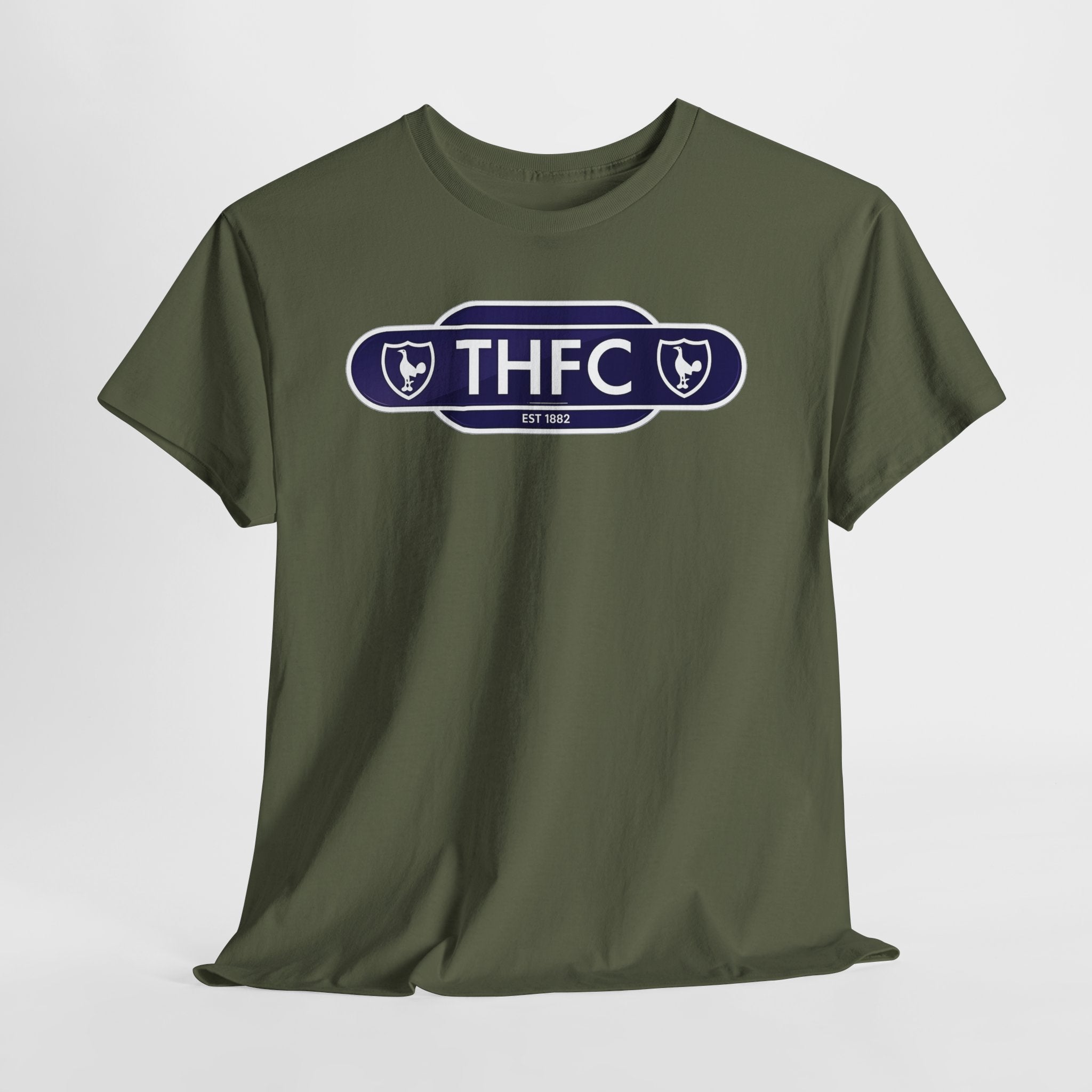 THFC Tottenham Hotspur Railway Sign T‑Shirt — Retro Football Club Tee