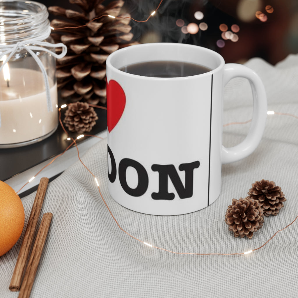 I  London Ceramic Coffee Mug — 11oz & 15oz Travel Souvenir Mug