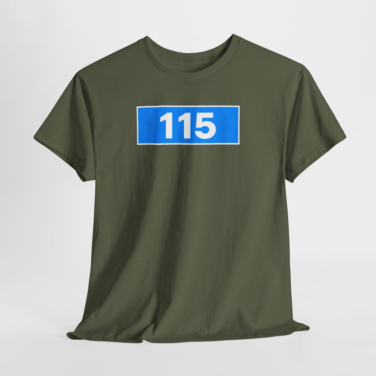 Manchester City 115 Inspired Minimalist Graphic Cotton T-Shirt