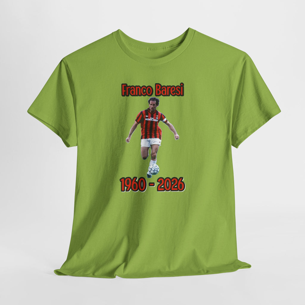 Franco Baresi 1960–2023 Memorial Soccer Tribute Tee