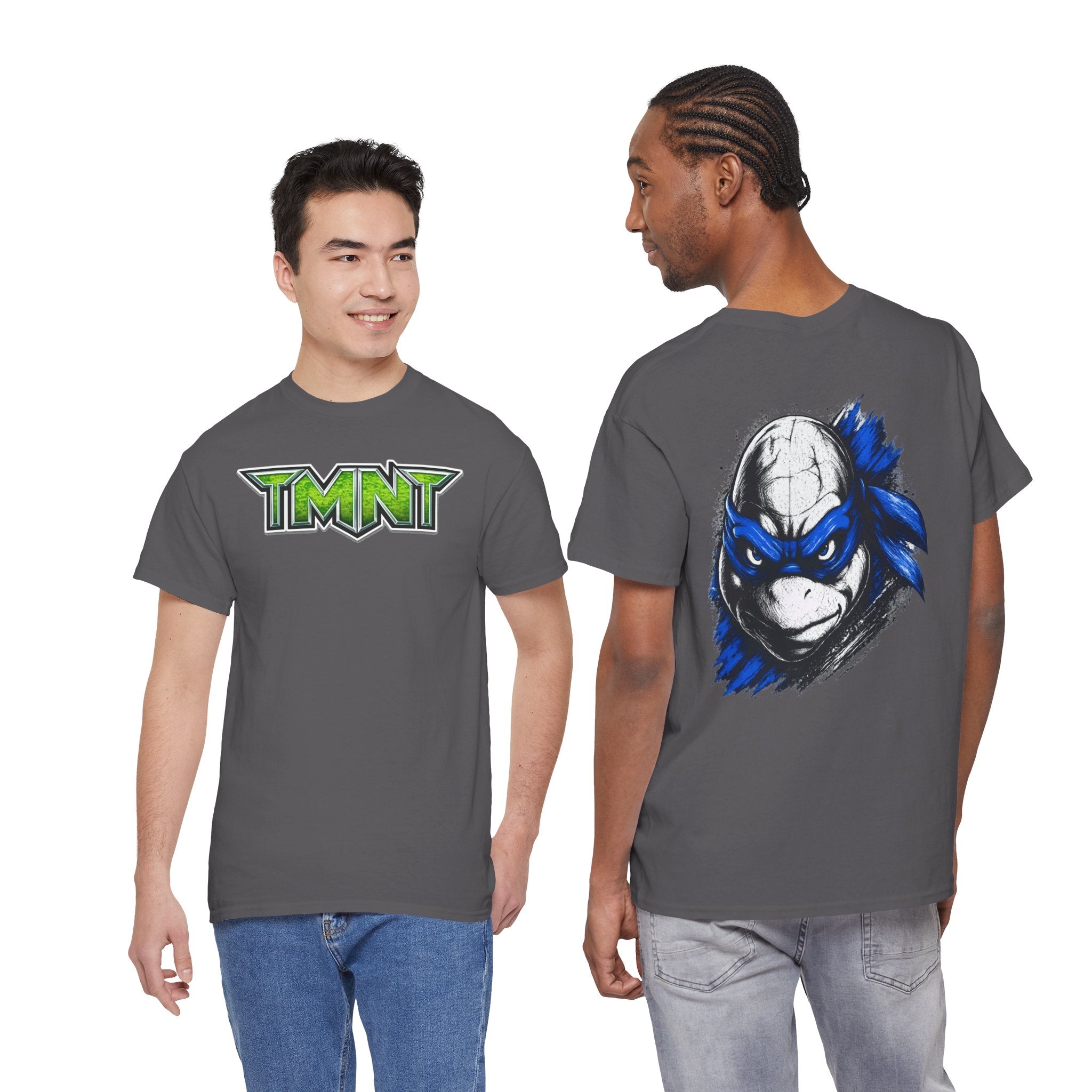 TMNT Leonardo Graphic Tee — Blue Mask Turtle T-Shirt