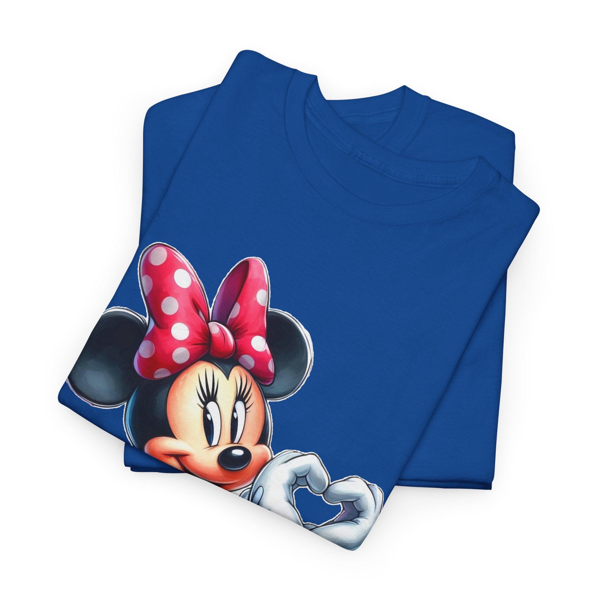 Minnie Mouse Character Heart Graphic Tee
