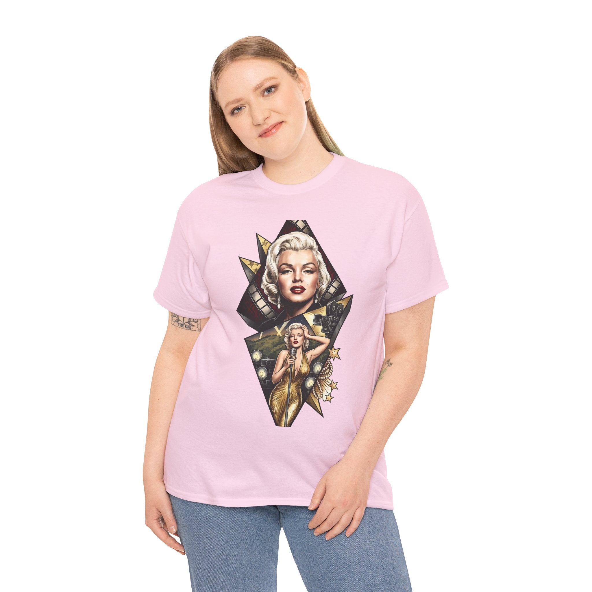 Marilyn Monroe Retro Portrait Tee — Vintage Glam Graphic T-Shirt