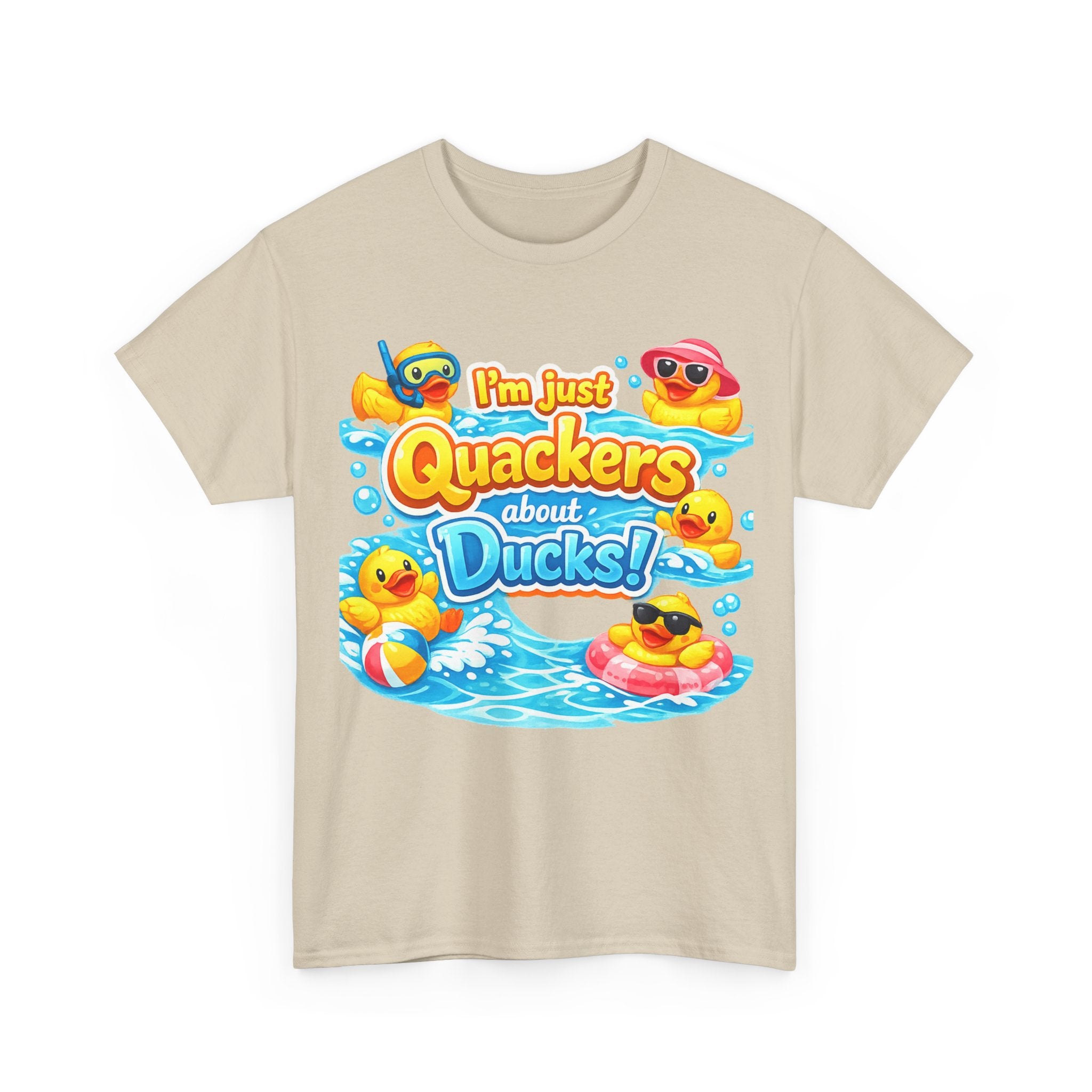 I'm Just Quackers About Ducks! Cute Rubber Duck Pool Tee