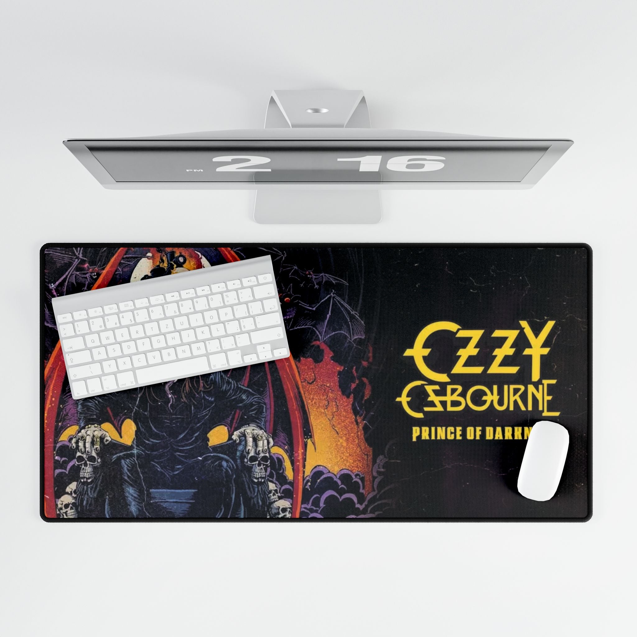 Ozzy Osbourne 'Prince of Darkness' Gaming Desk Mat — Rock Band Mousepad Desk Pad