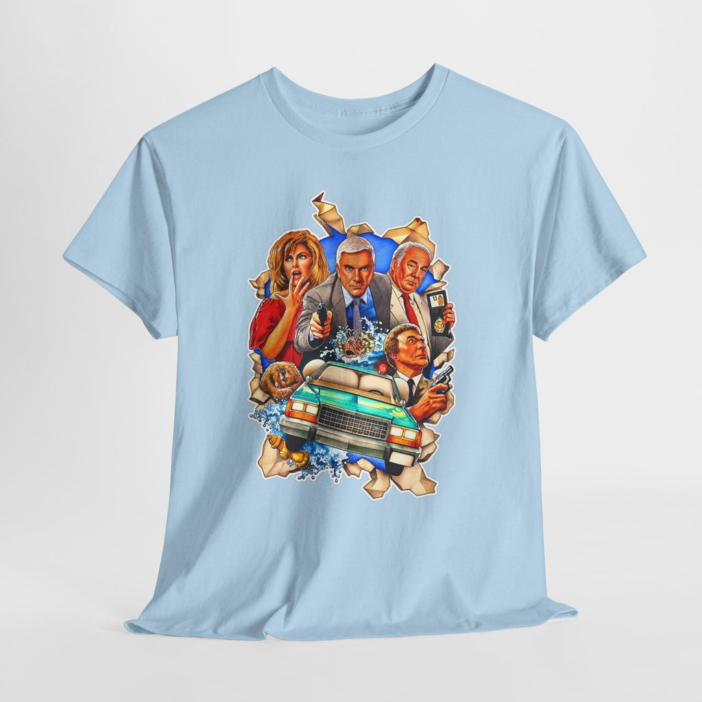 The Naked Gun / Police Squad Crime Comedy Movie Poster Cotton T-Shirt