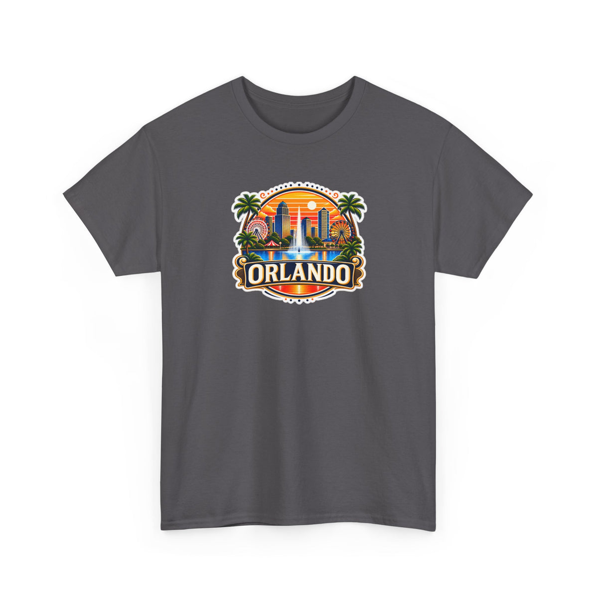 Orlando Sunset Logo Cotton T-Shirt