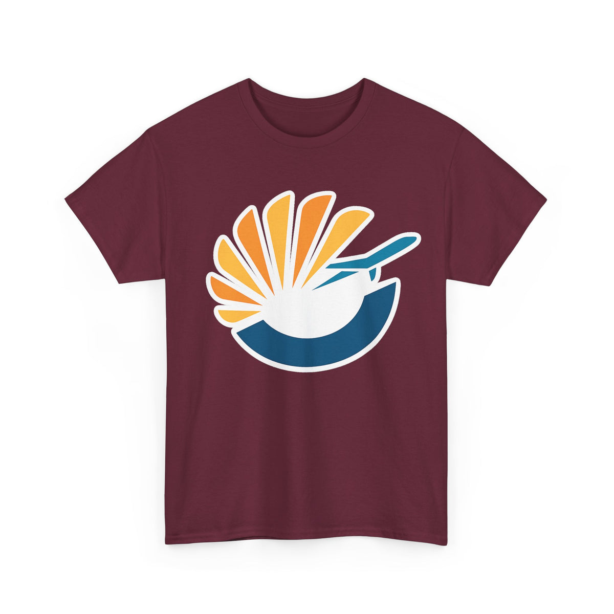 Orlando MCO Airport Sunflight Cotton T-Shirt – Airplane Logo Tee for Pilots & Travelers
