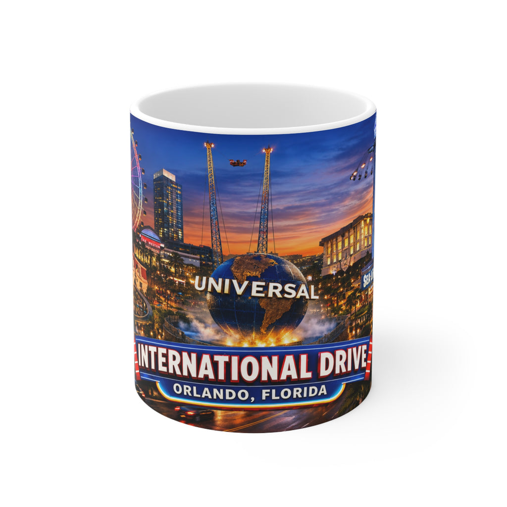 International Drive Orlando Mug — Ceramic Coffee Cup (11oz/15oz)