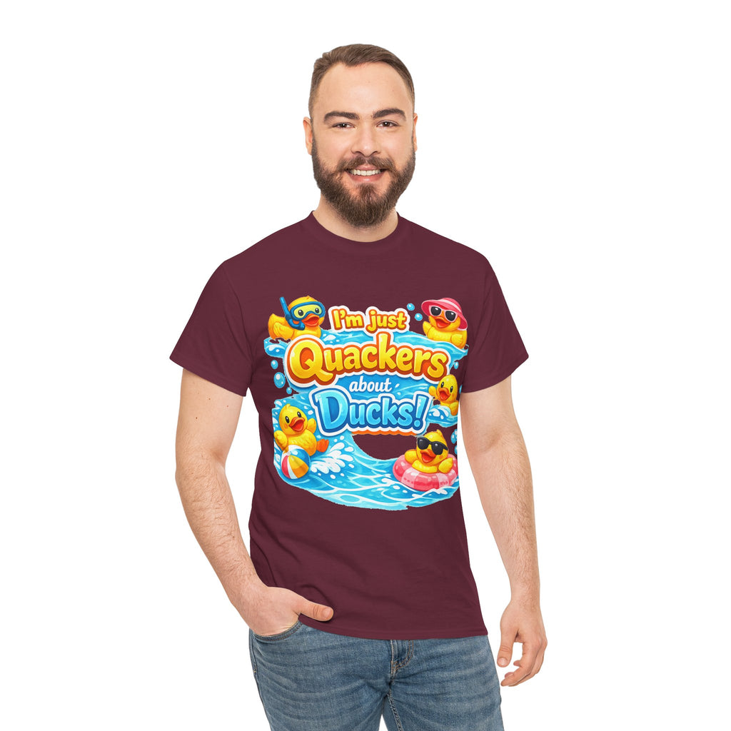 I'm Just Quackers About Ducks! Cute Rubber Duck Pool Tee