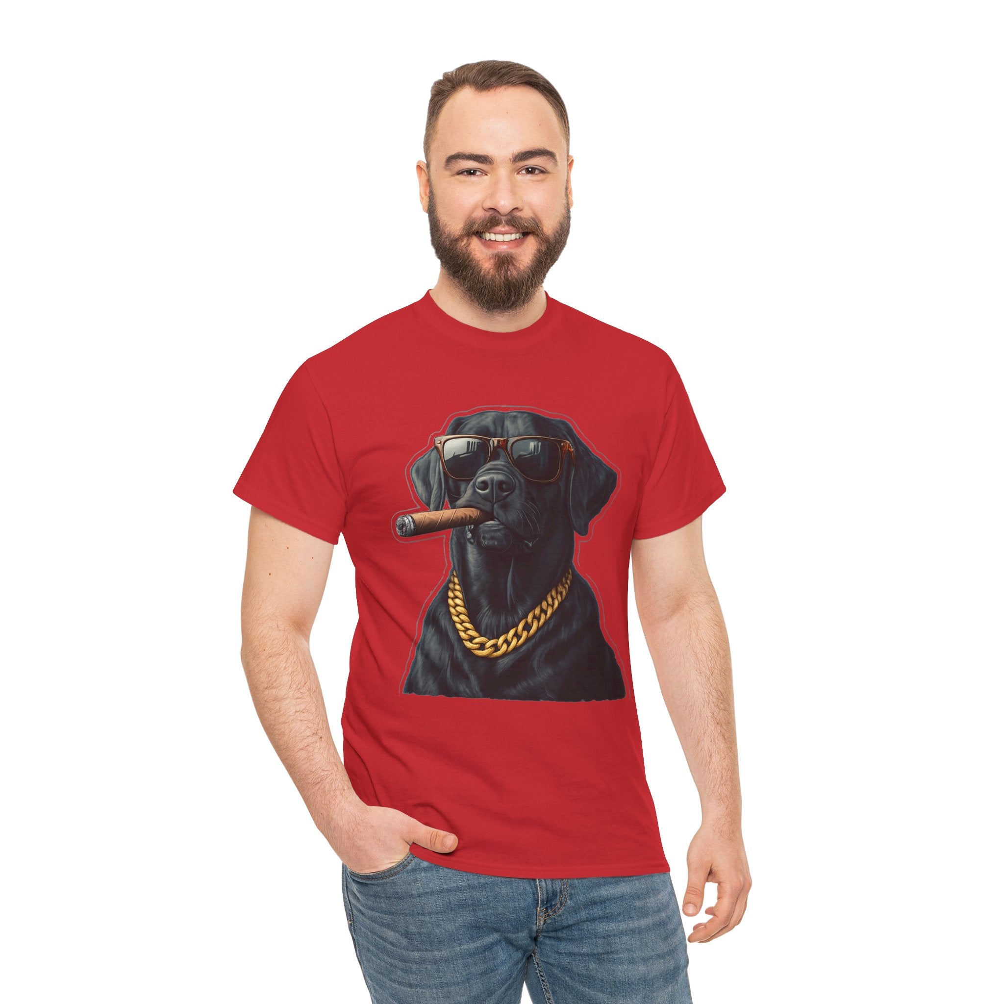 Cool Rottweiler Smoking Cigar Graphic Tee — Dog Lover Streetwear