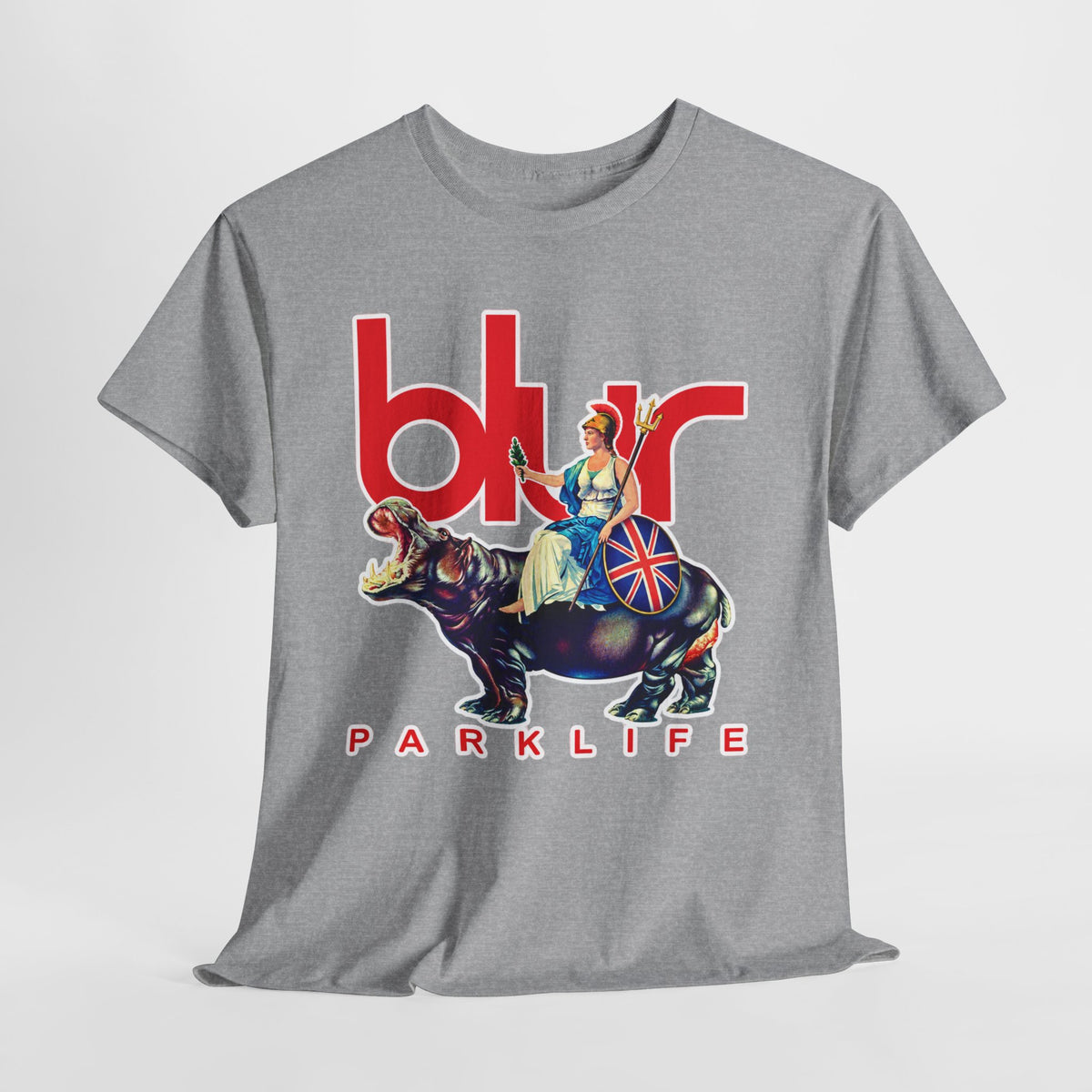 Blur PARKLIFE British Bulldog Graphic Cotton T-Shirt