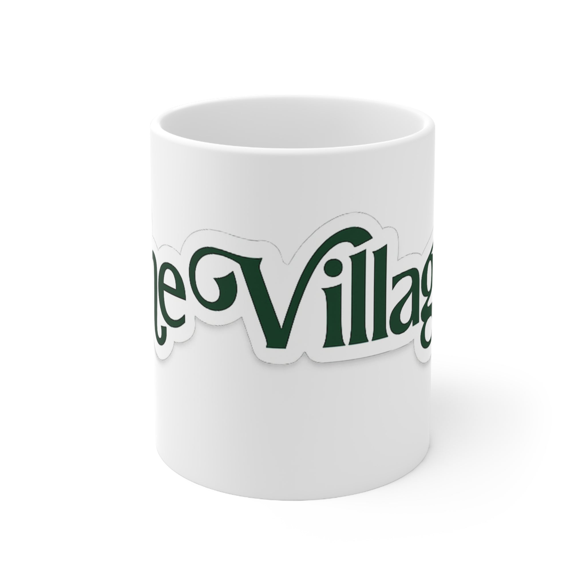 The Villages of Florida Coffee Mug — 'The Villages' Retro Script Ceramic Mug (11oz / 15oz)