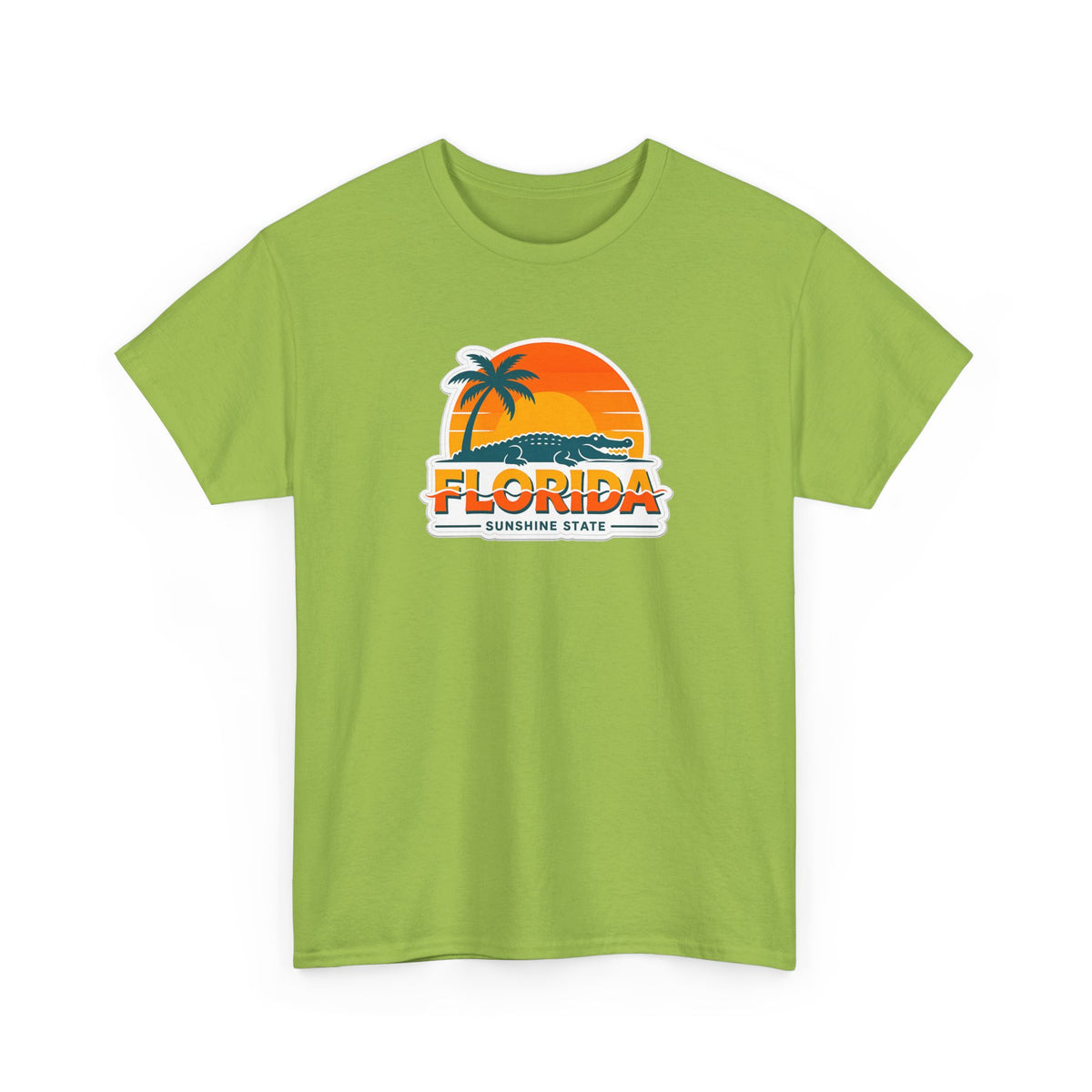 Florida Sunshine State T-Shirt — Retro Palm Sunset Graphic Tee