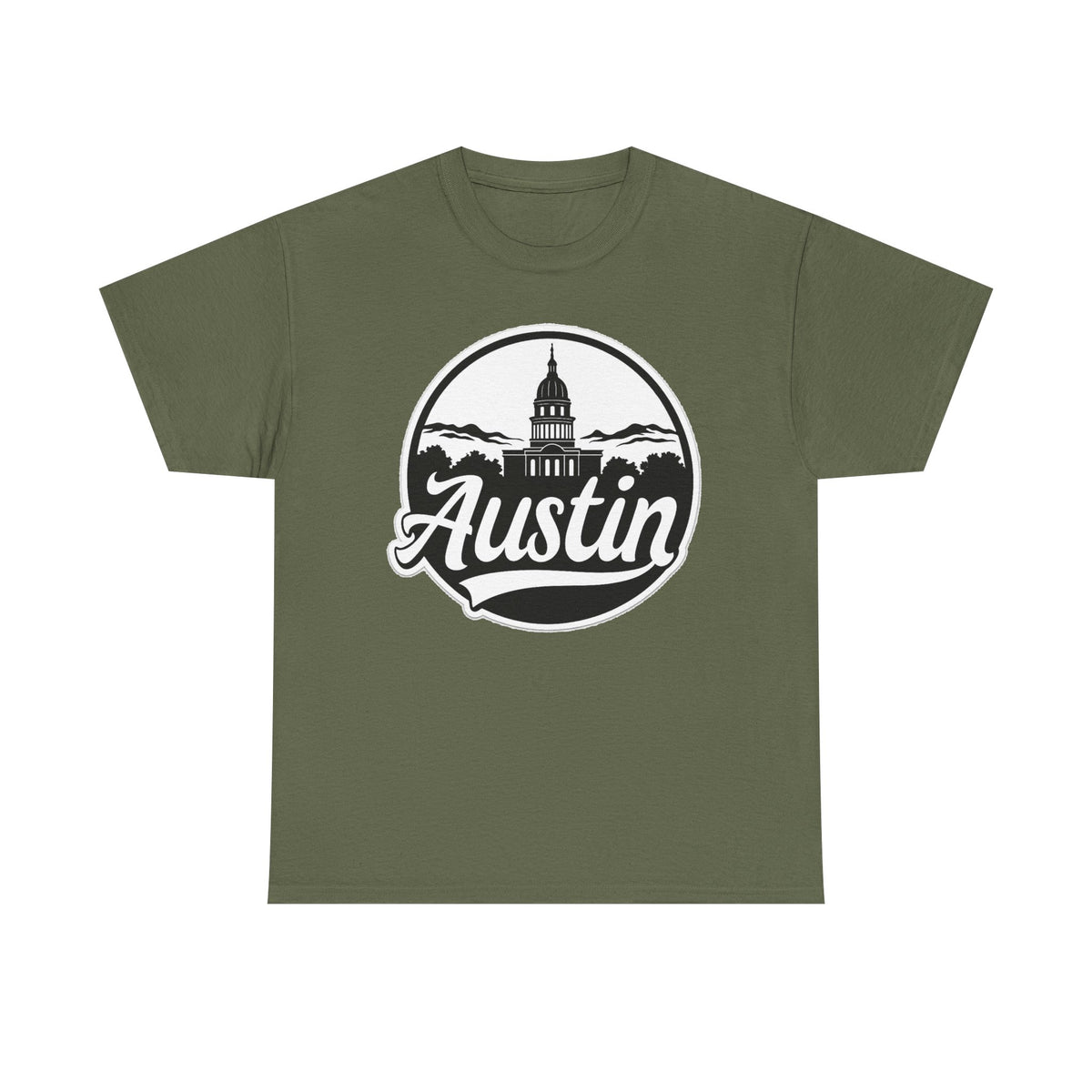 Austin Capitol Graphic Cotton T-Shirt / Tee