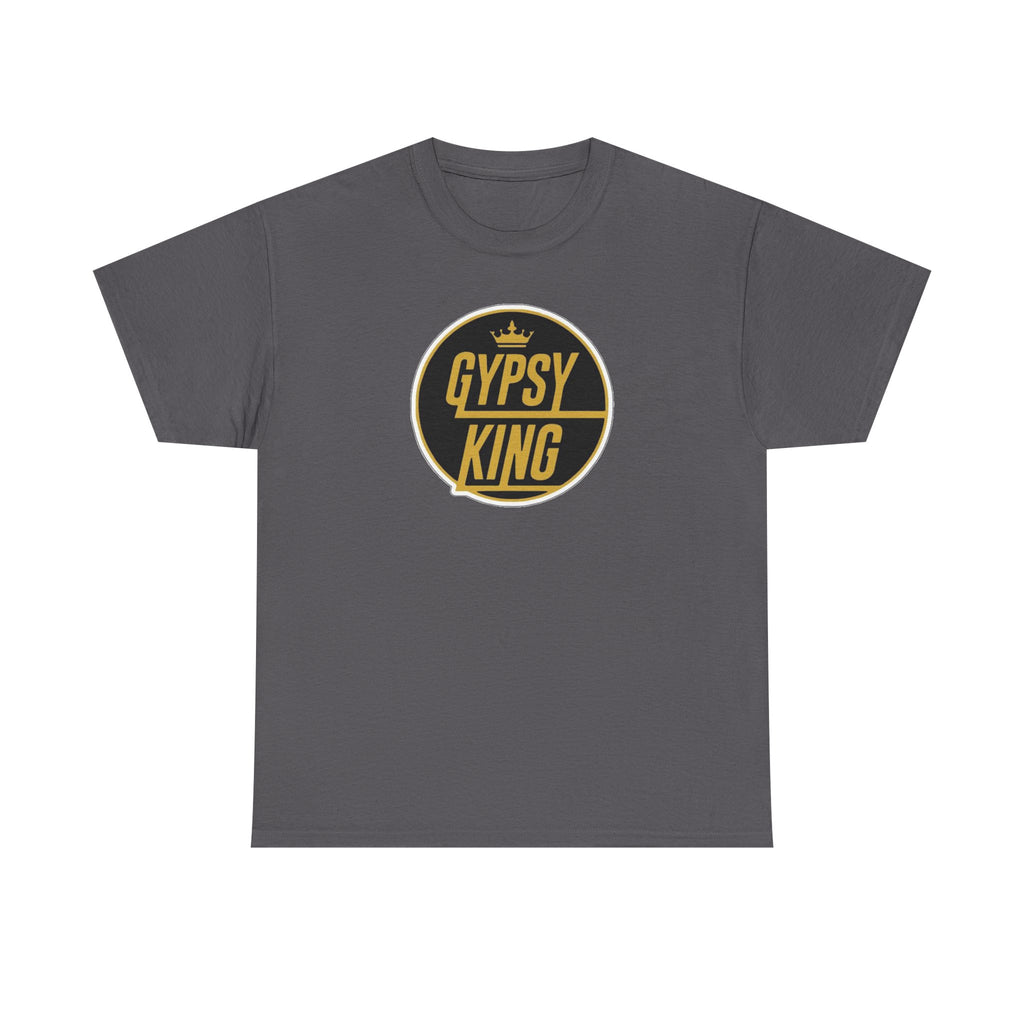 Gypsy King Graphic Tee — Retro Black & Gold Crown Logo T‑Shirt