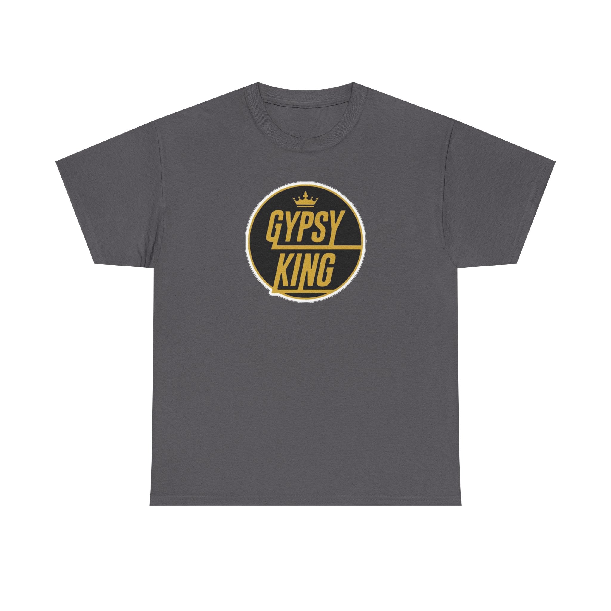 Gypsy King Graphic Tee — Retro Black & Gold Crown Logo T‑Shirt