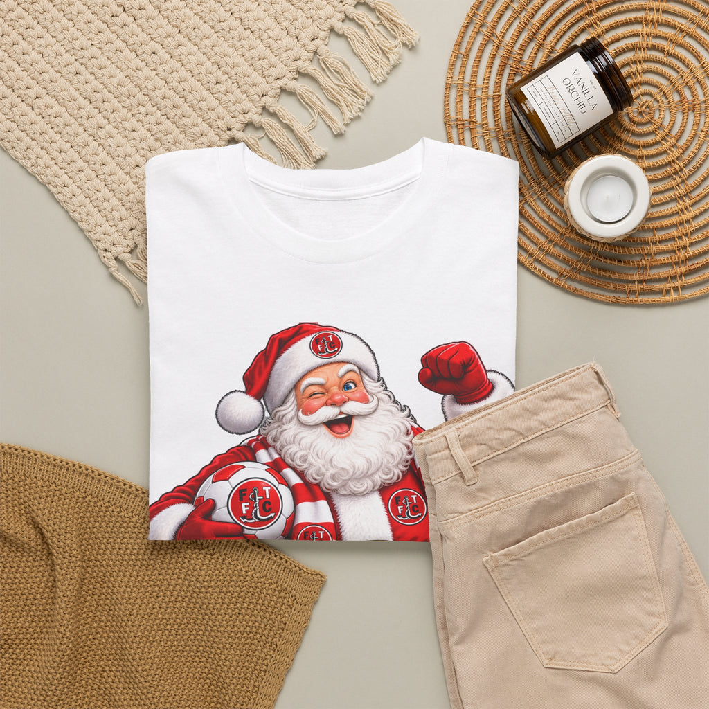 Santa Is a Fleetwood Fan Cotton T-Shirt
