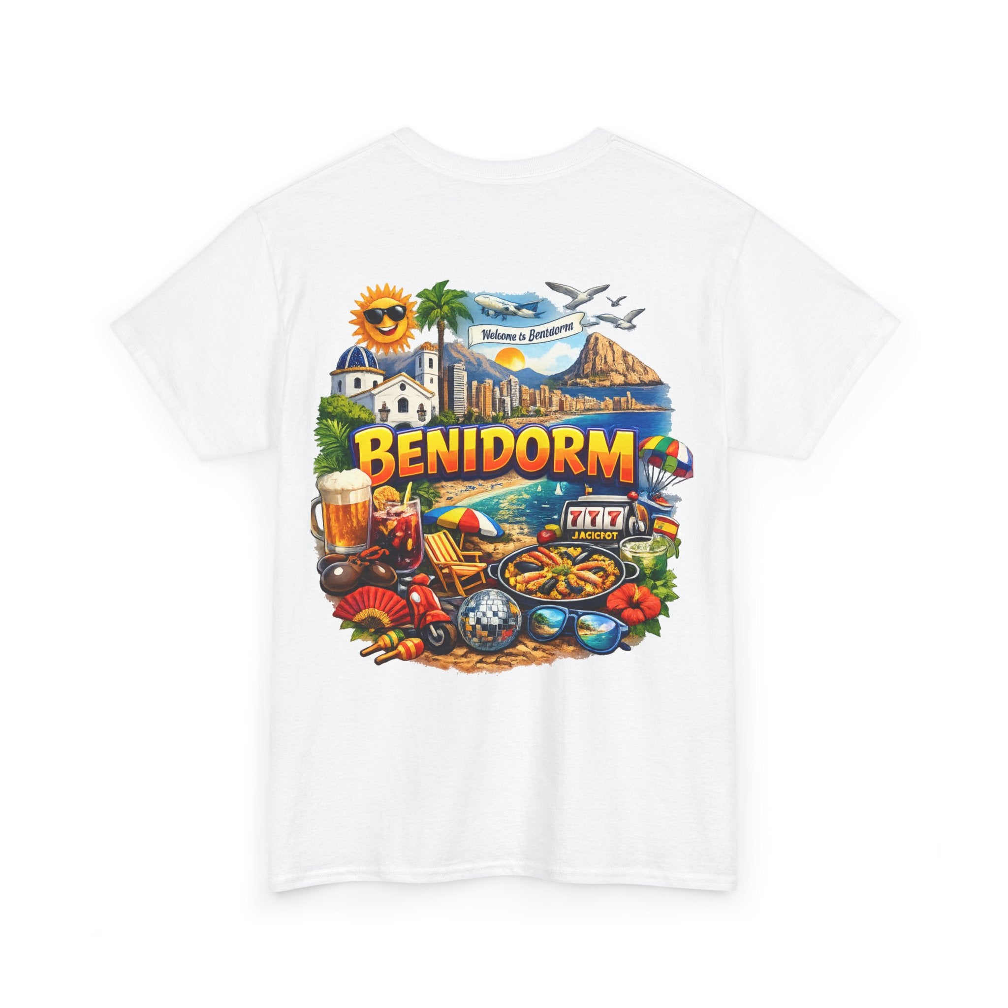 Benidorm Souvenir T‑Shirt — Spain Beach Holiday Graphic Tee
