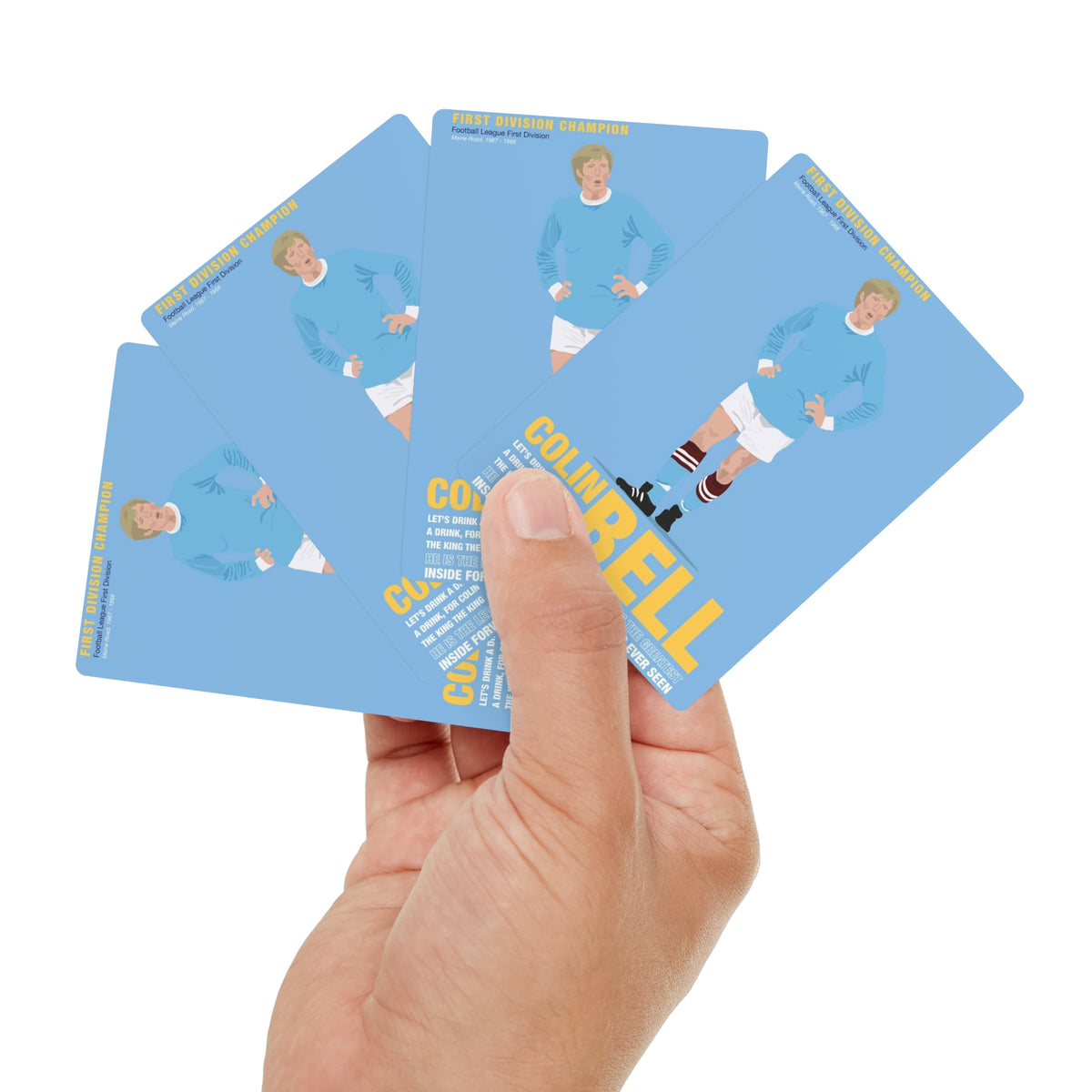 Colin Bell Manchester City Legend Playing / Poker Cards