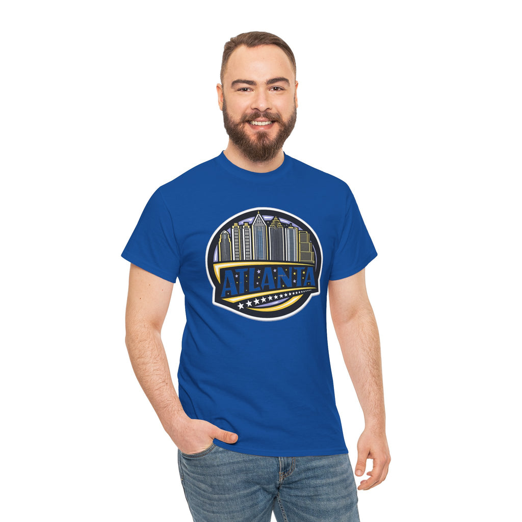 Atlanta Skyline Tee — Vintage City Badge Graphic T-Shirt
