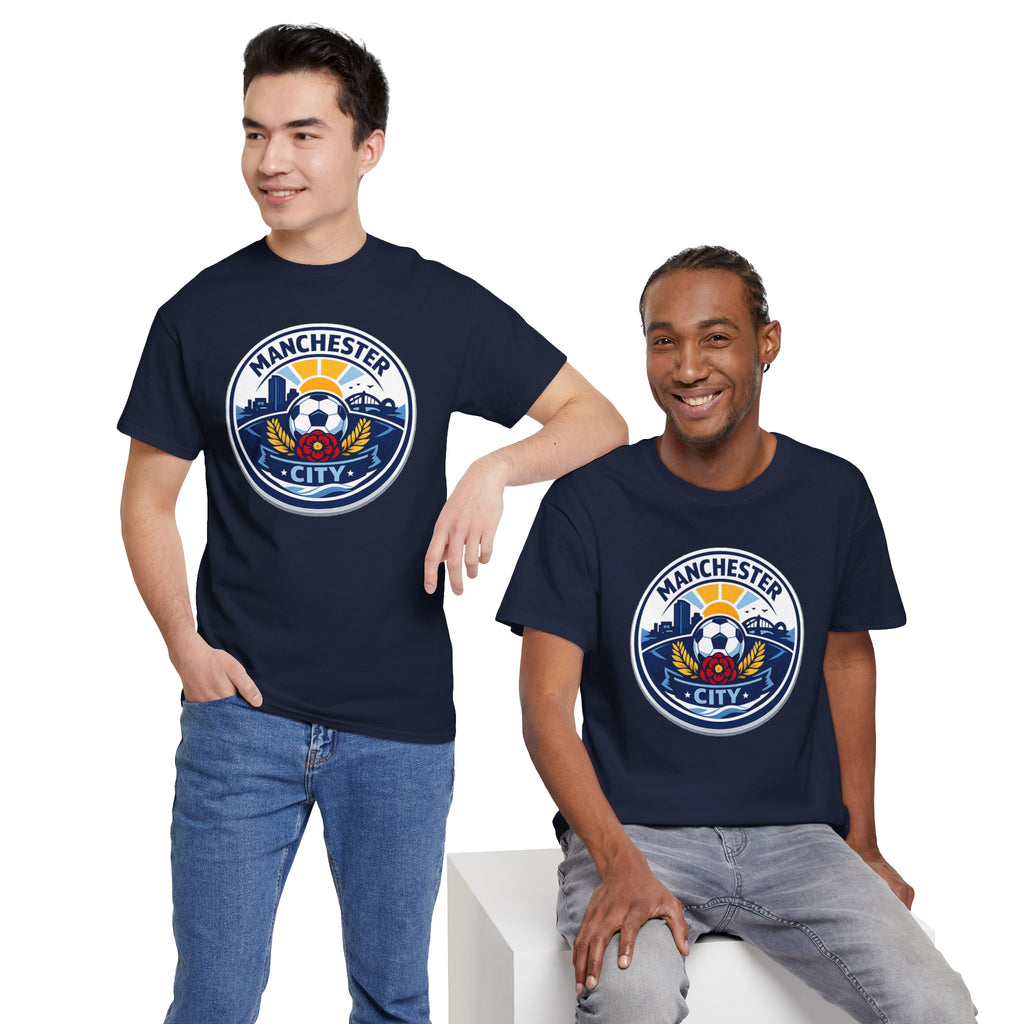 Manchester City Unofficial Soccer Logo T-Shirt — Football Fan Tee