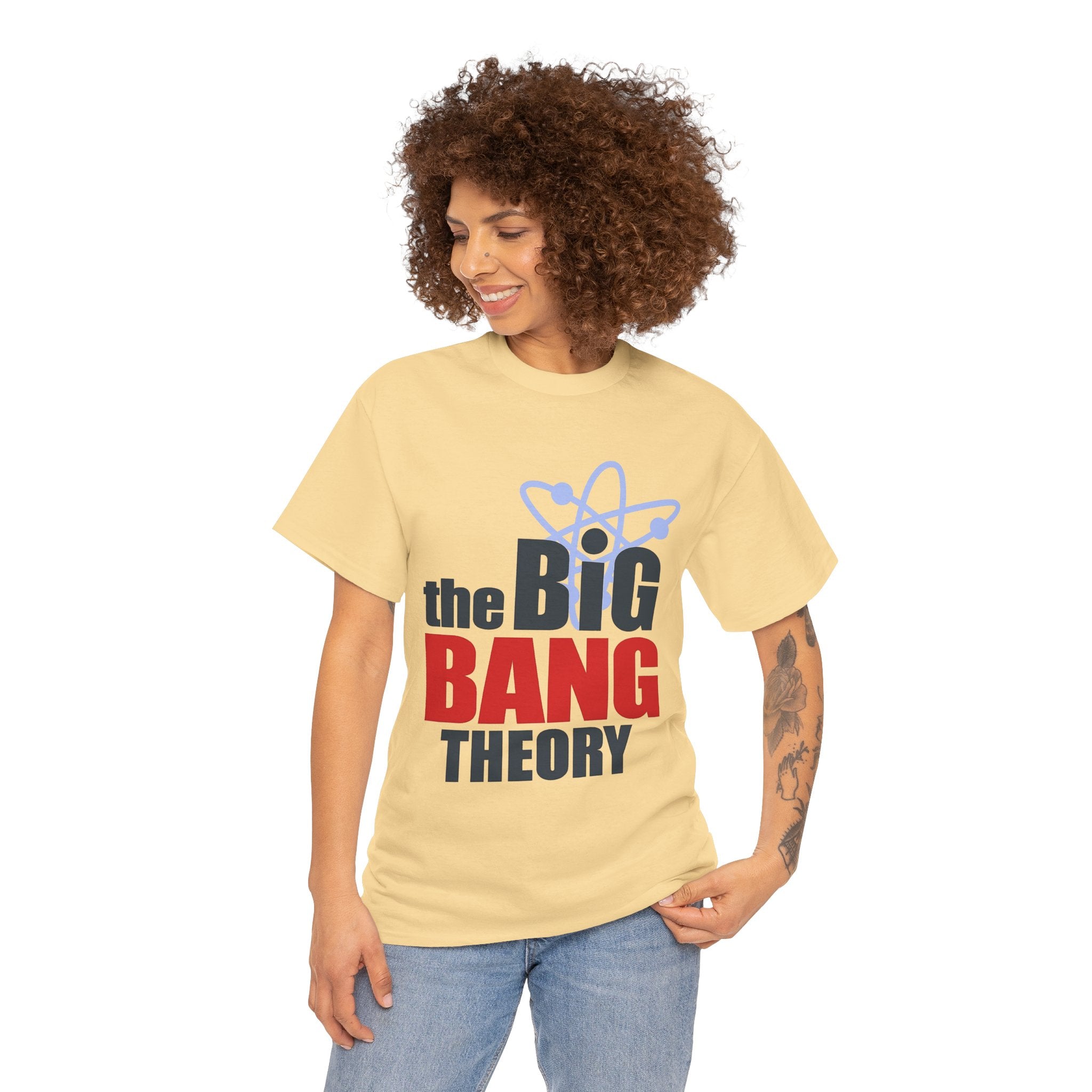 Big Bang Theory Unofficial Logo Tee — Retro Sci‑Fi TV Show T‑Shirt