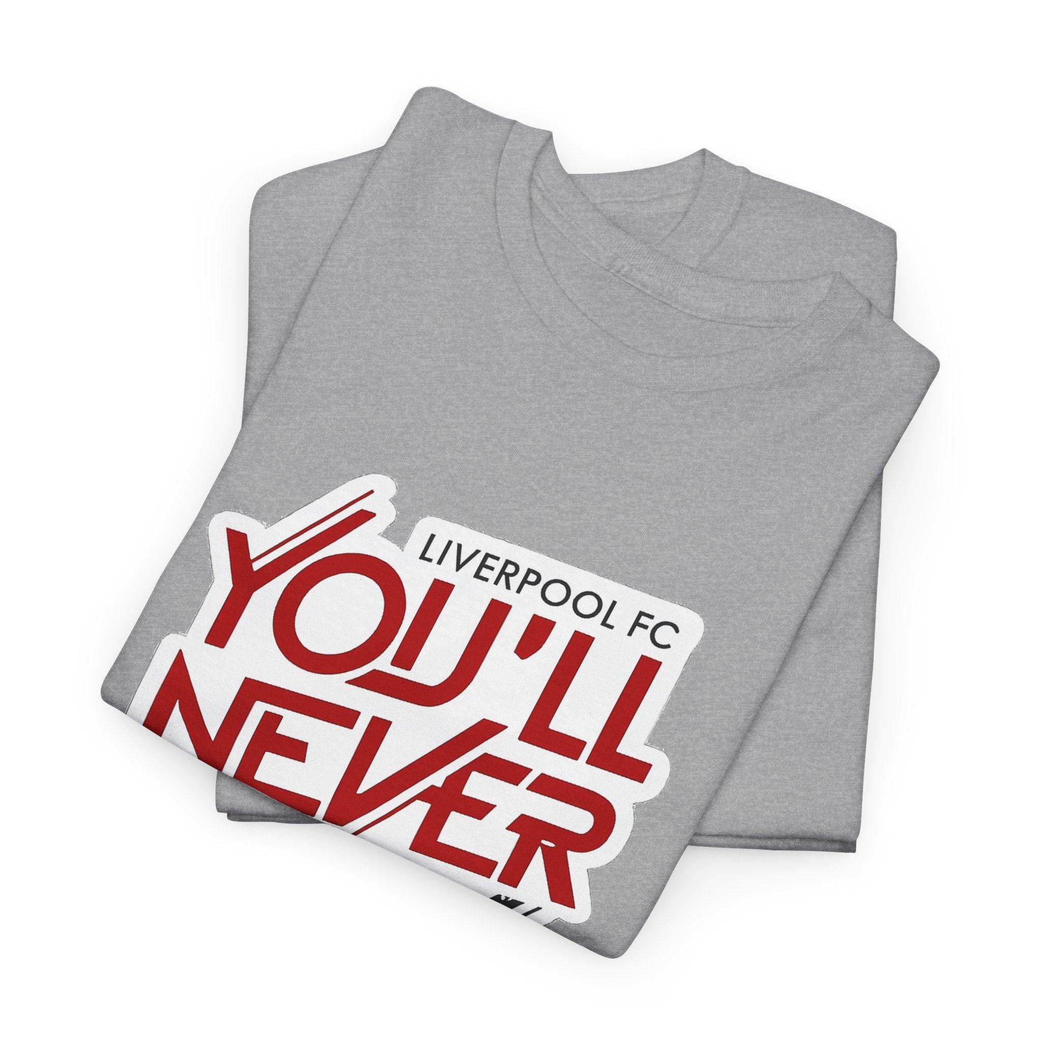 Liverpool You'll Never Walk Alone Cotton T-Shirt — Liverpool FC Fan Tee