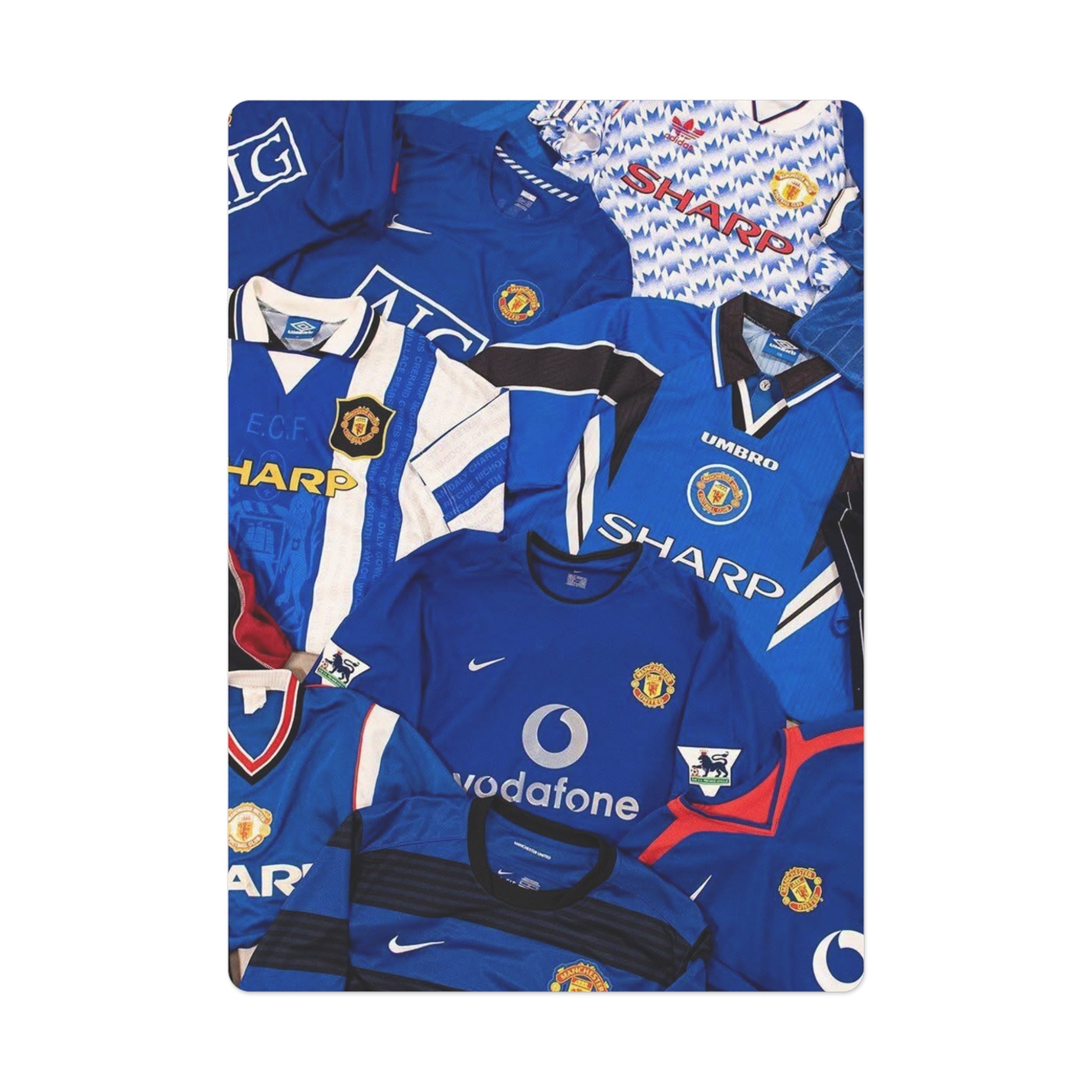 Manchester United Retro Shirts Playing / Poker Cards