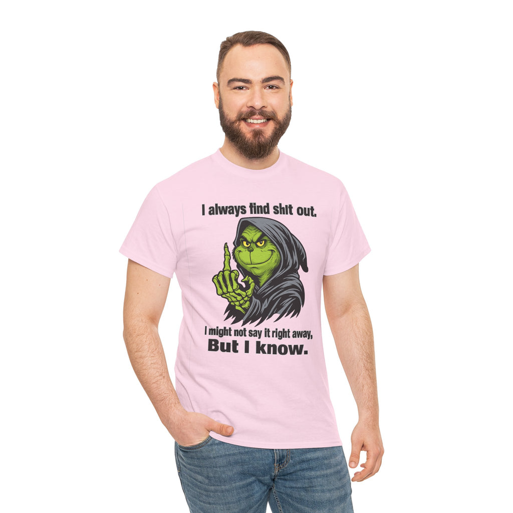 Reaper Witch Graphic Tee — "I Always Find Shit Out. I Might Not Say It Right Away, But I Know."