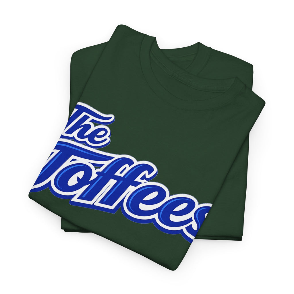 The Toffees Script Tee — Vintage Blue Logo T-Shirt