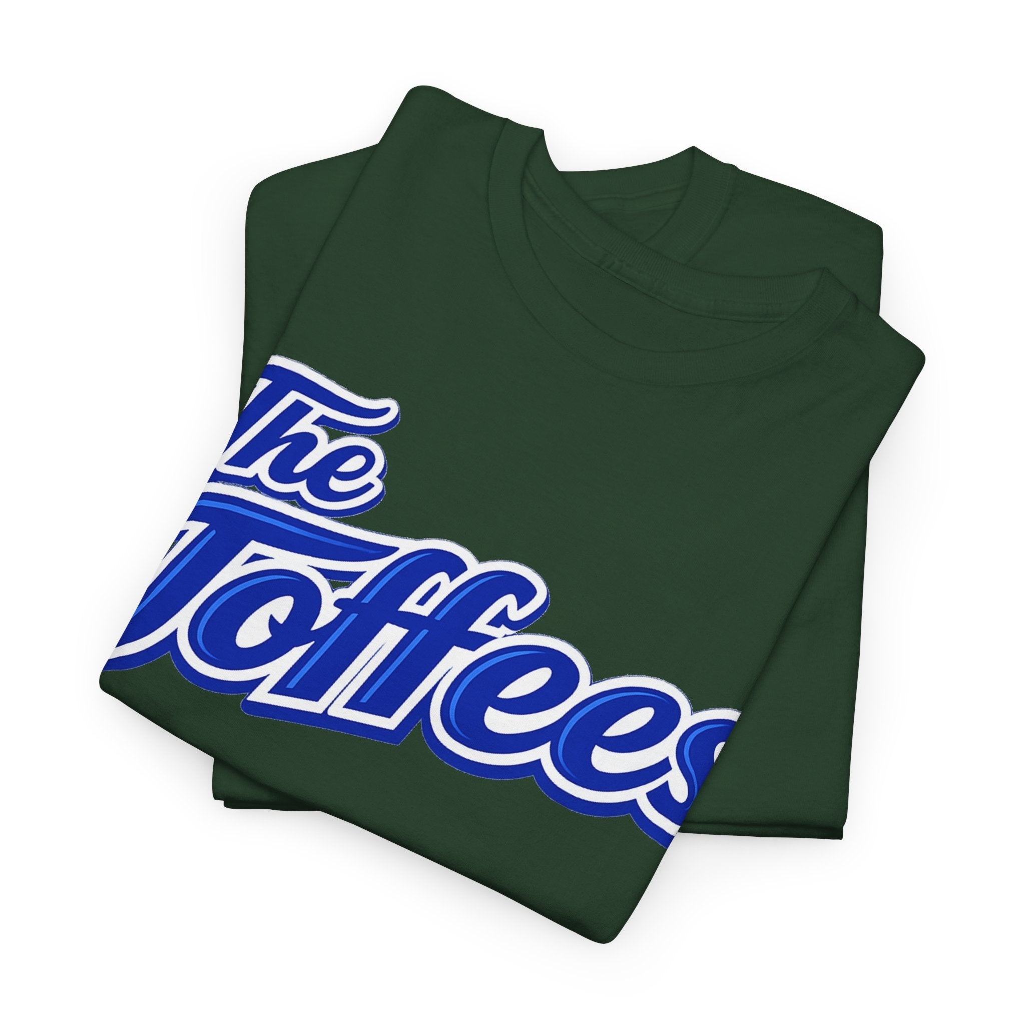 The Toffees Script Tee — Vintage Blue Logo T-Shirt
