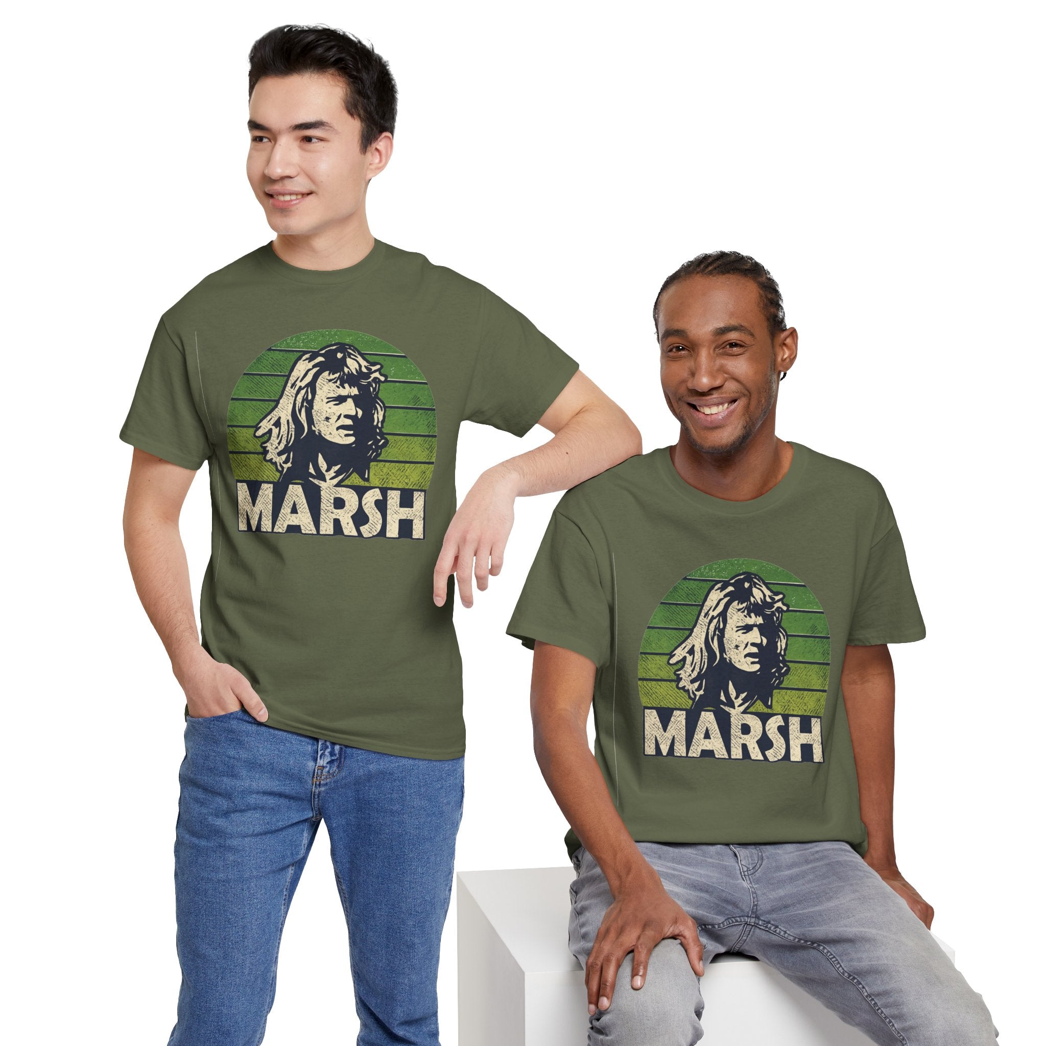 Rodney Marsh Retro Portrait Tee — Graphic T-Shirt
