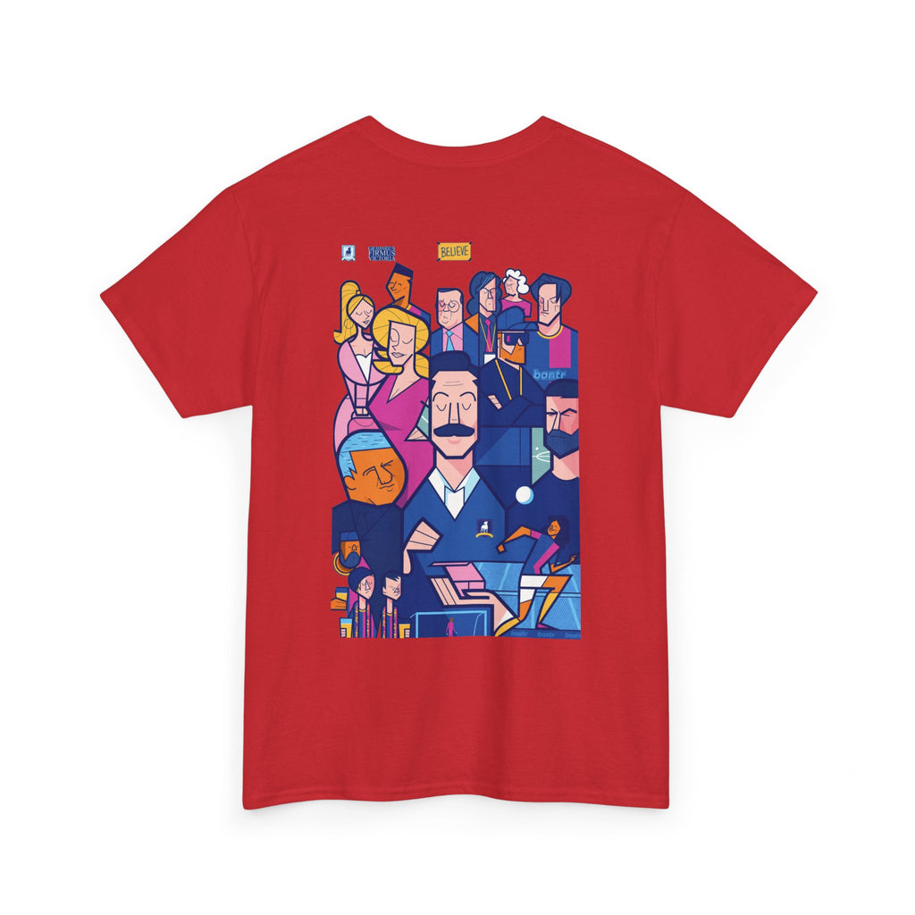 Ted Lasso Inspired Graphic Tee — Retro Team Illustration