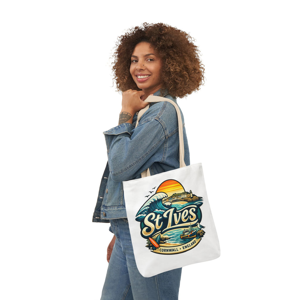 St Ives Cornwall Sunset Tote Bag