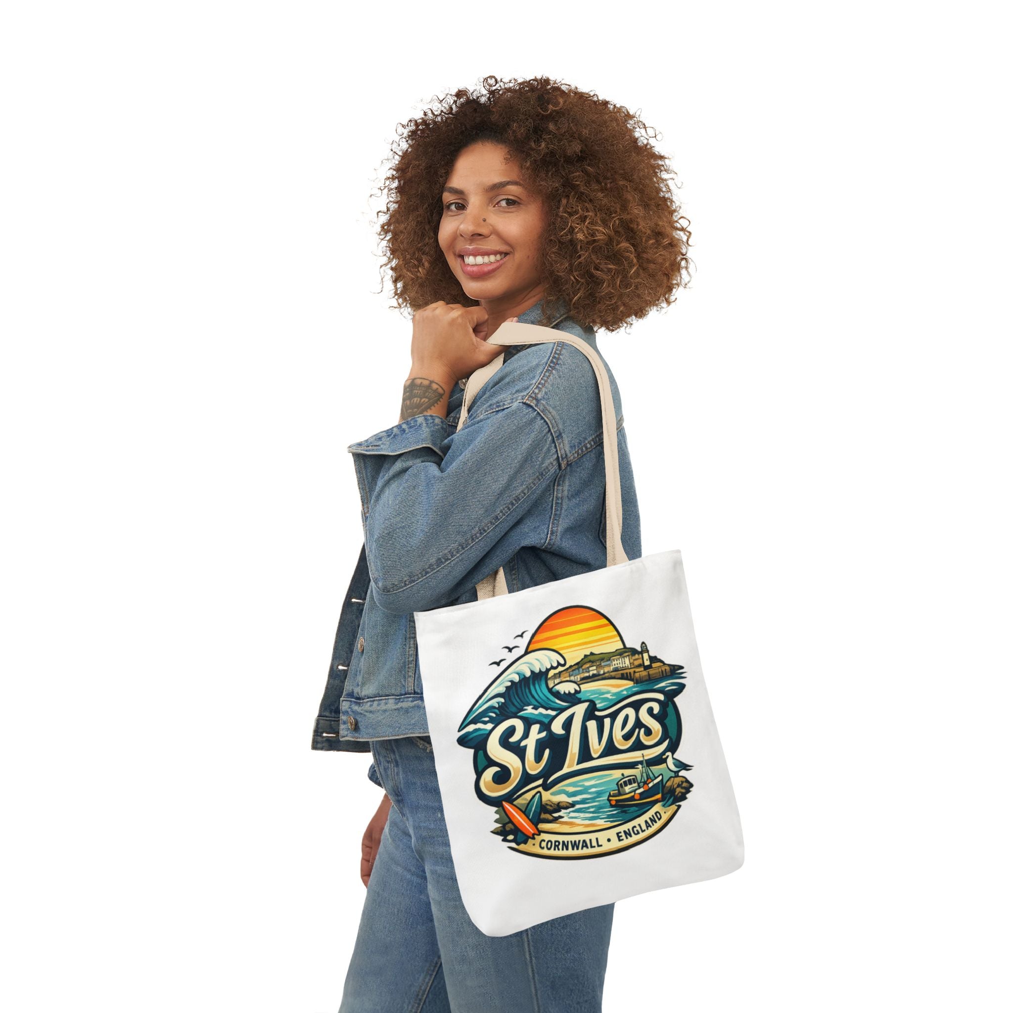 St Ives Cornwall Sunset Tote Bag