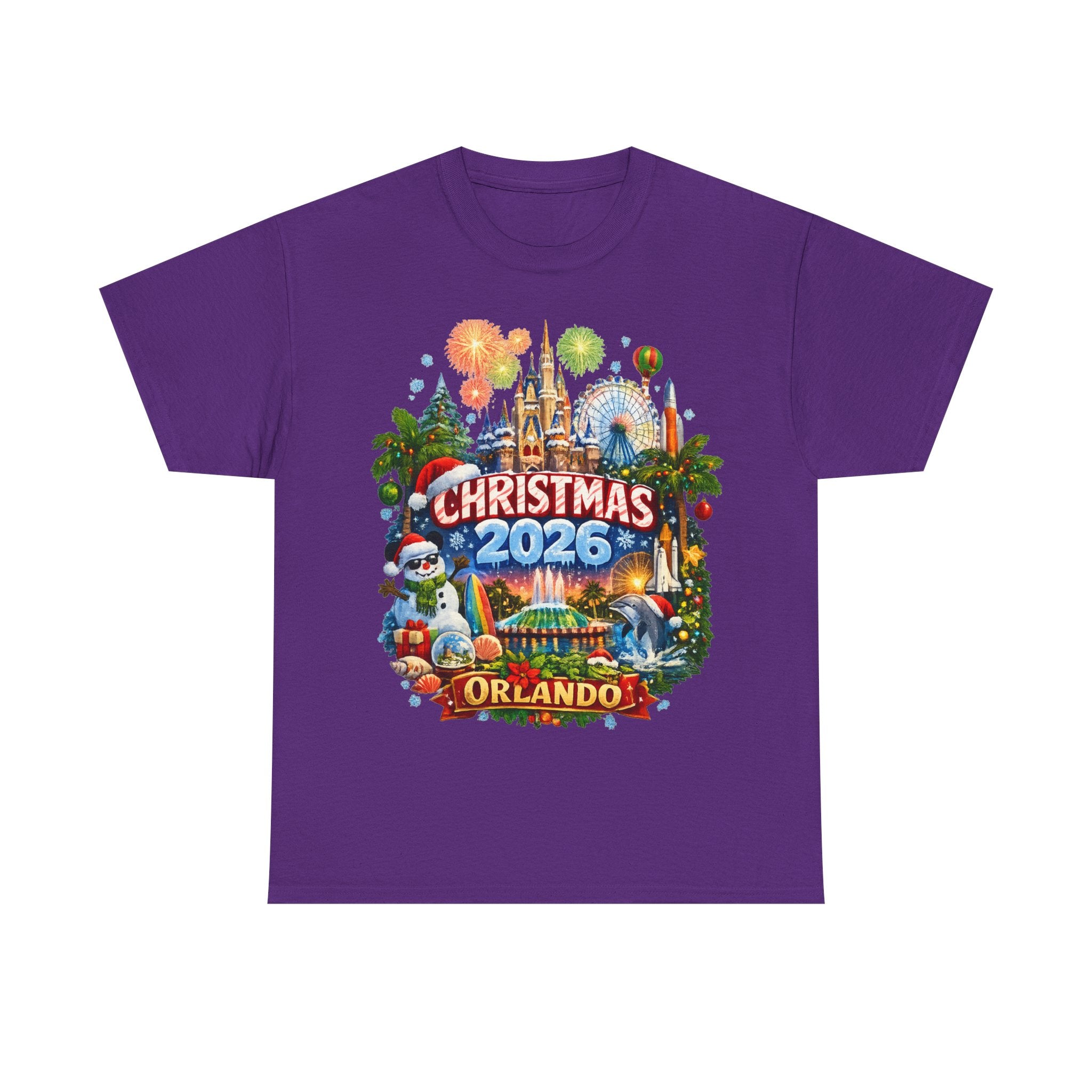Christmas 2026 Orlando T-Shirt — Holiday Theme Park Souvenir Tee