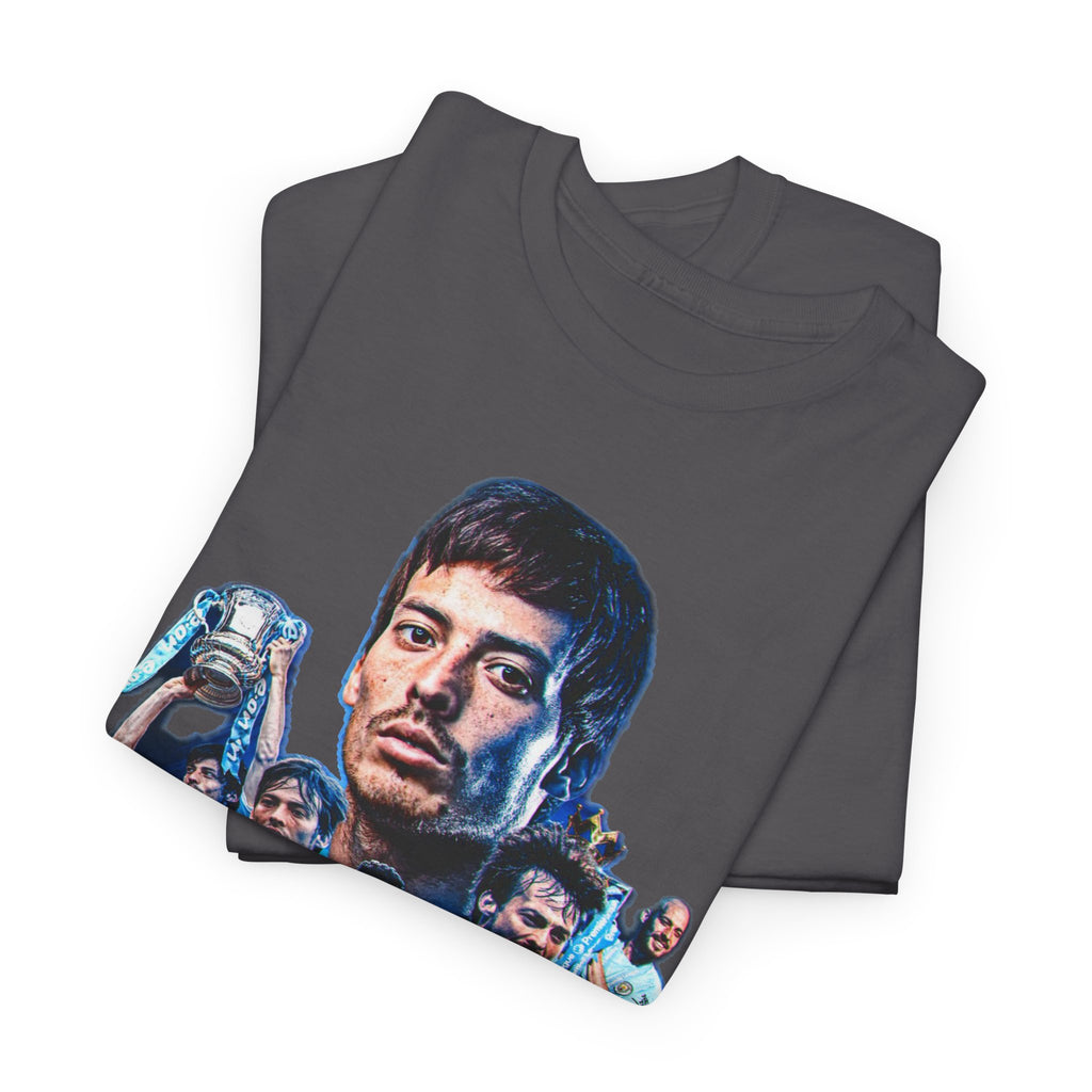 David Silva Manchester City Soccer Tee — Classic Player Portrait Football Shirt