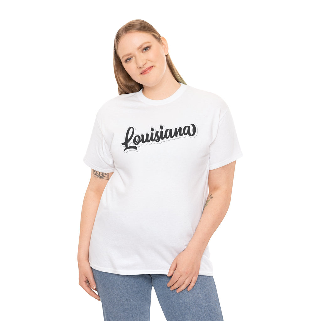Louisiana Script Cotton T-Shirt