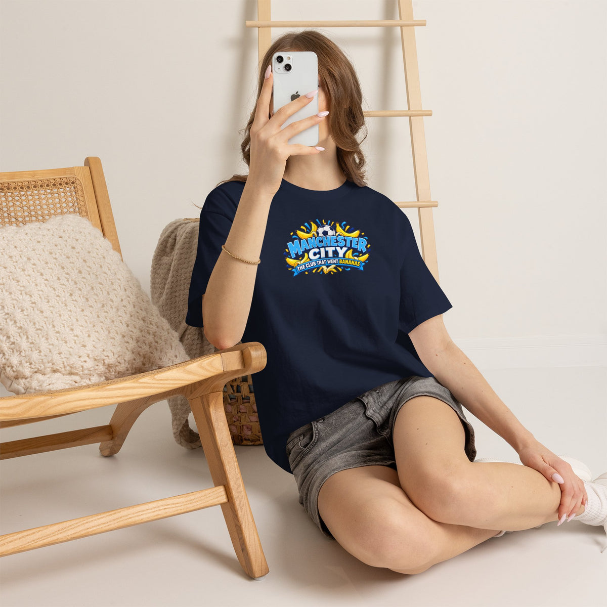 Manchester City "The Club That Went Bananas" Cotton T-Shirt
