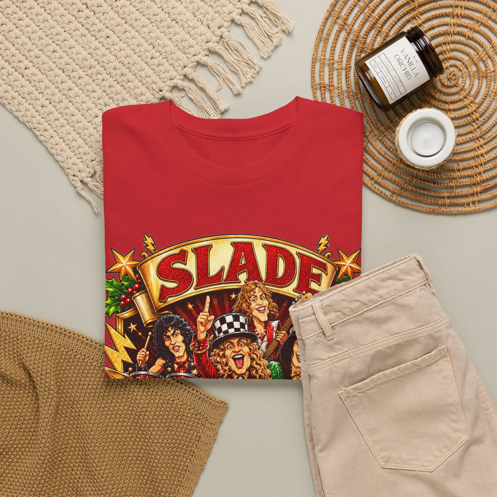 Slade it's Christmas Unisex Heavy Cotton Tee
