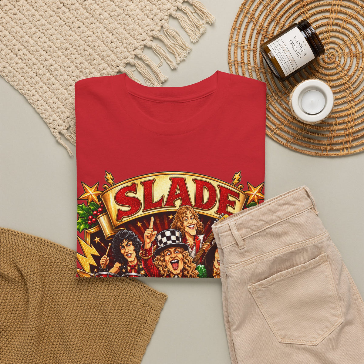 Slade it's Christmas Unisex Heavy Cotton Tee