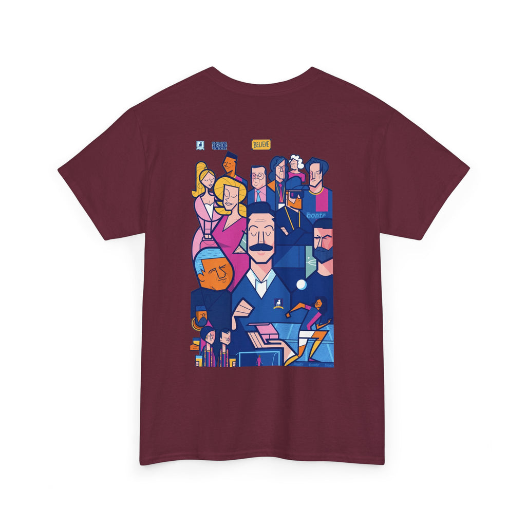 Ted Lasso Inspired Graphic Tee — Retro Team Illustration