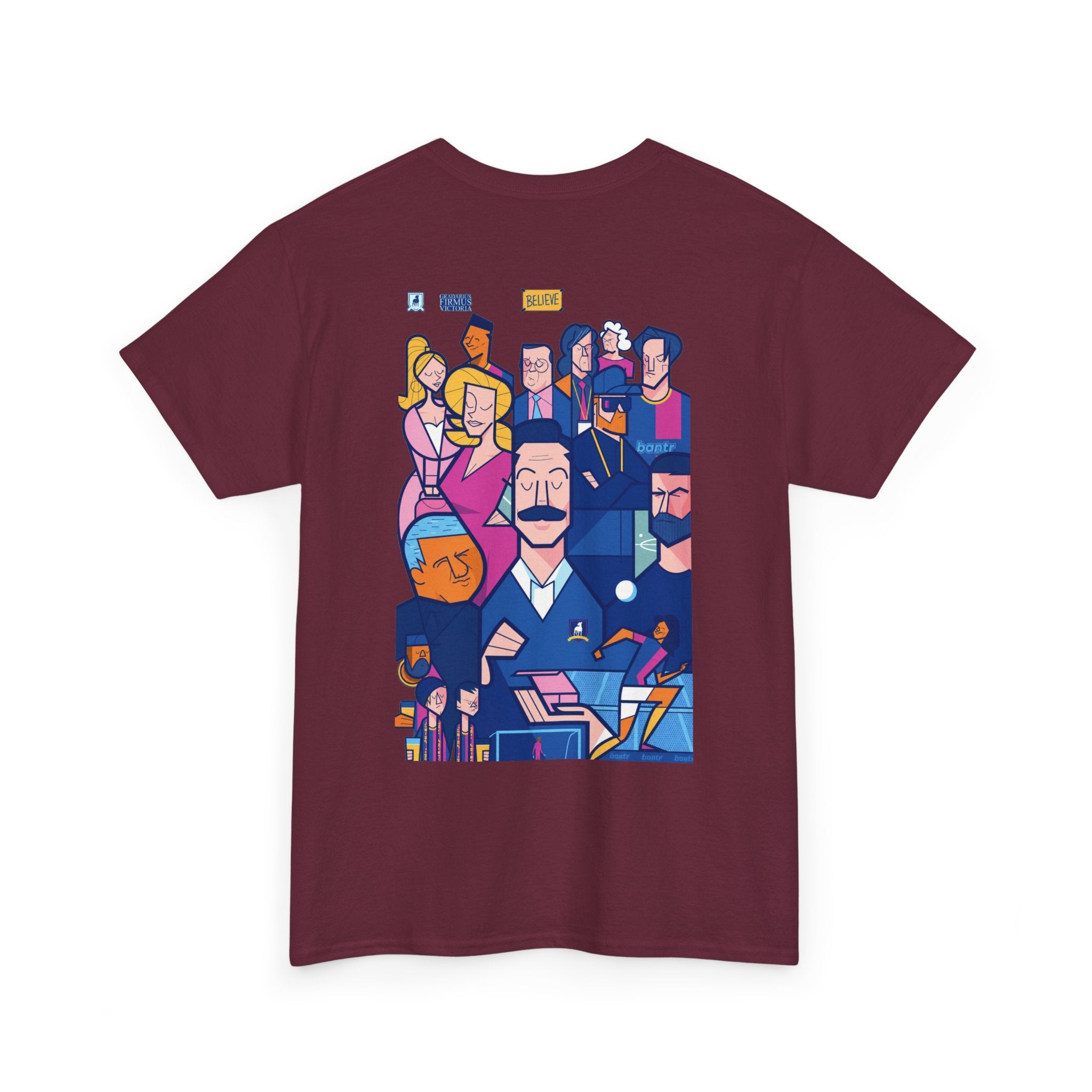 Ted Lasso Inspired Graphic Tee — Retro Team Illustration