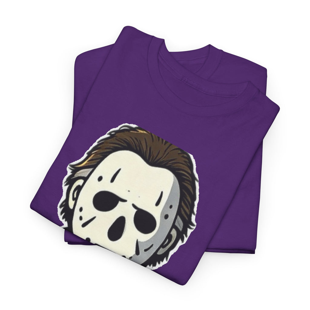 Horror Mask Tee — Jason-Inspired Halloween T-Shirt