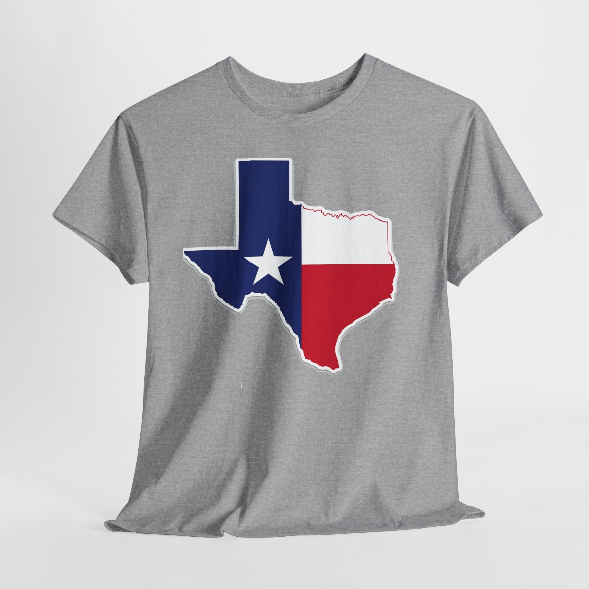 Texas Flag Outline T-Shirt — Lone Star State Pride Tee