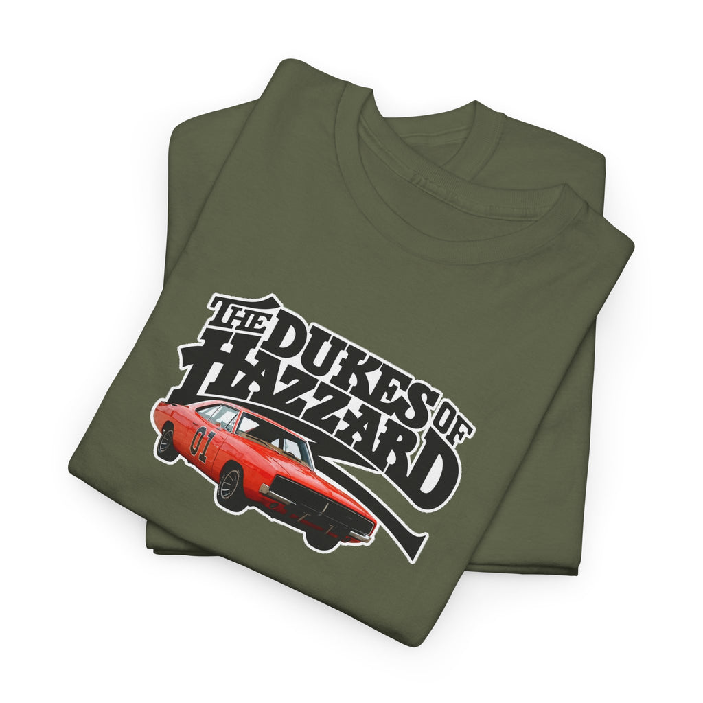 Dukes of Hazzard Charger Graphic Tee — Classic Retro TV Car Shirt