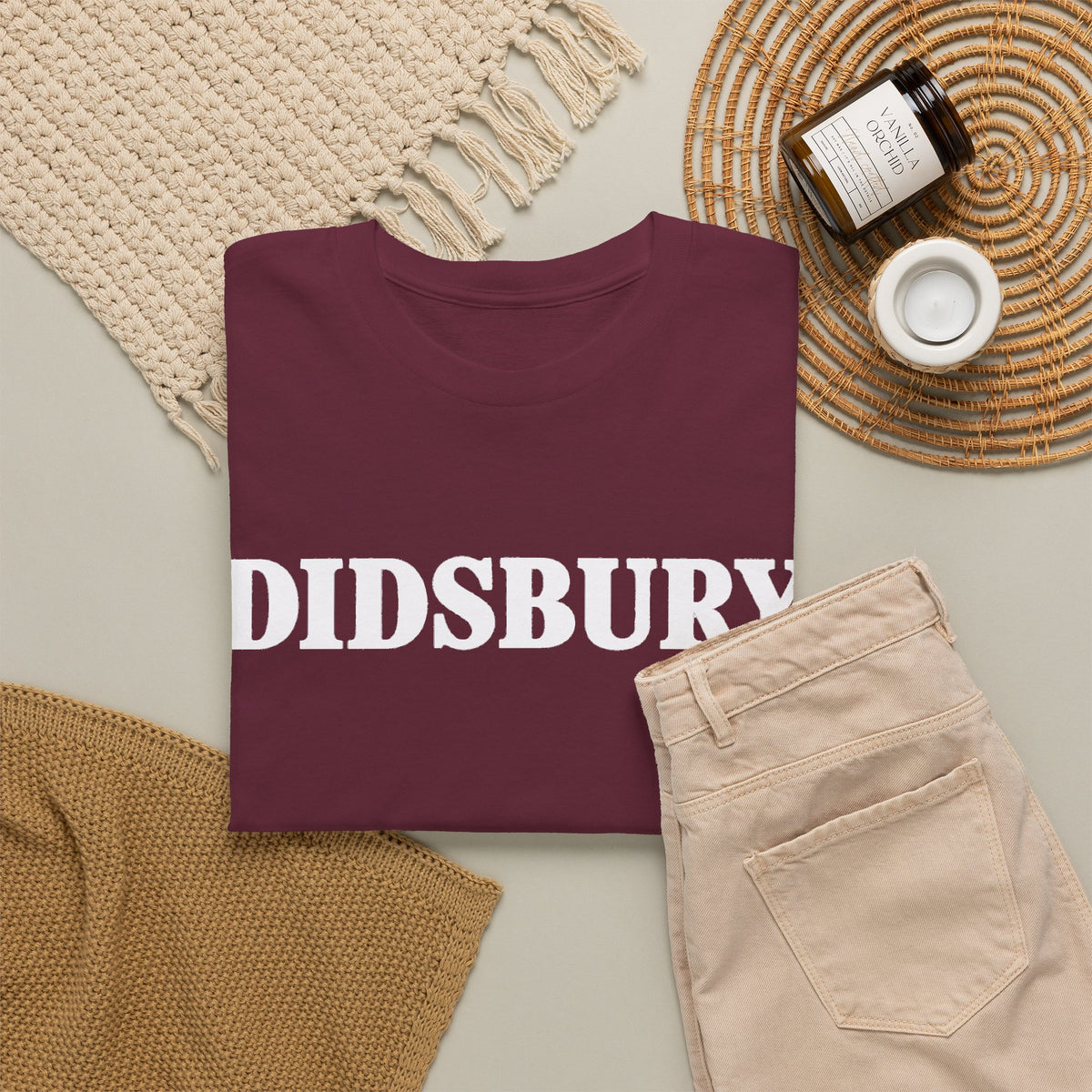 Didsbury Classic Logo Cotton T-Shirt / Tee